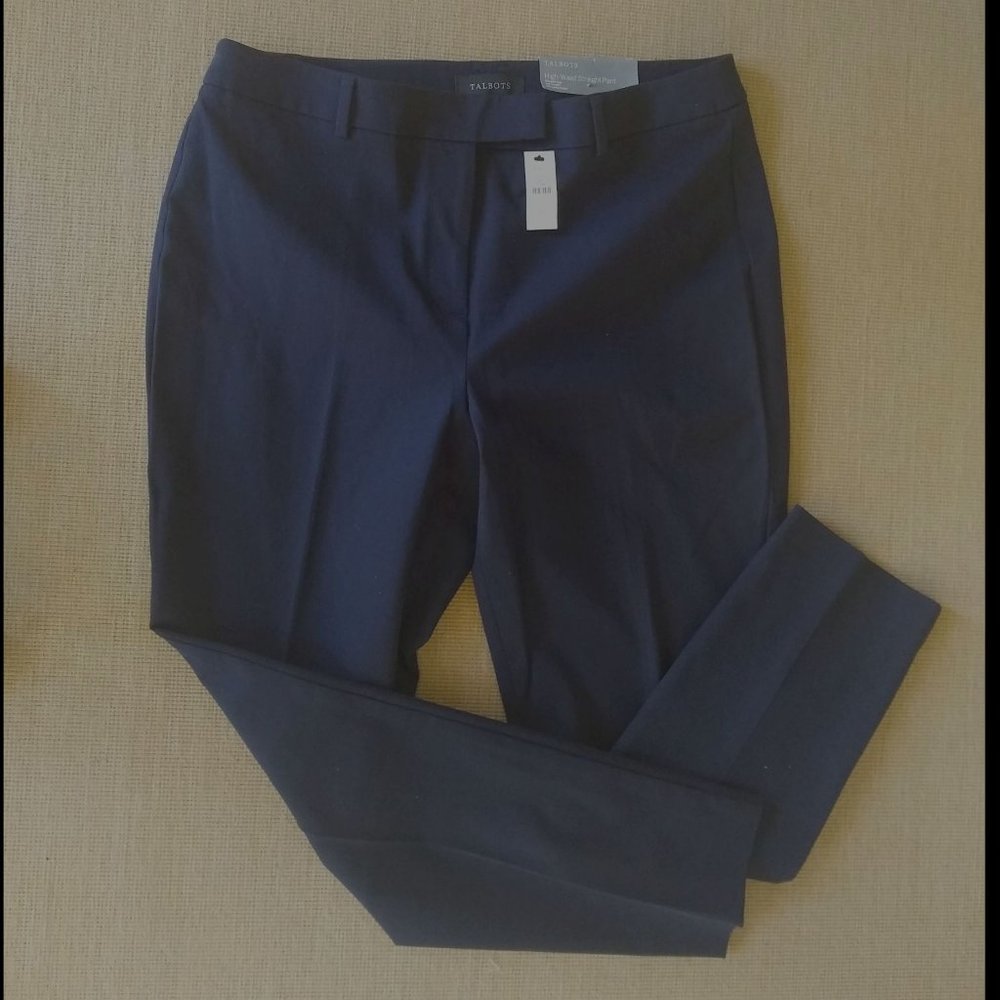 Talbots High-Waist Straight Pants